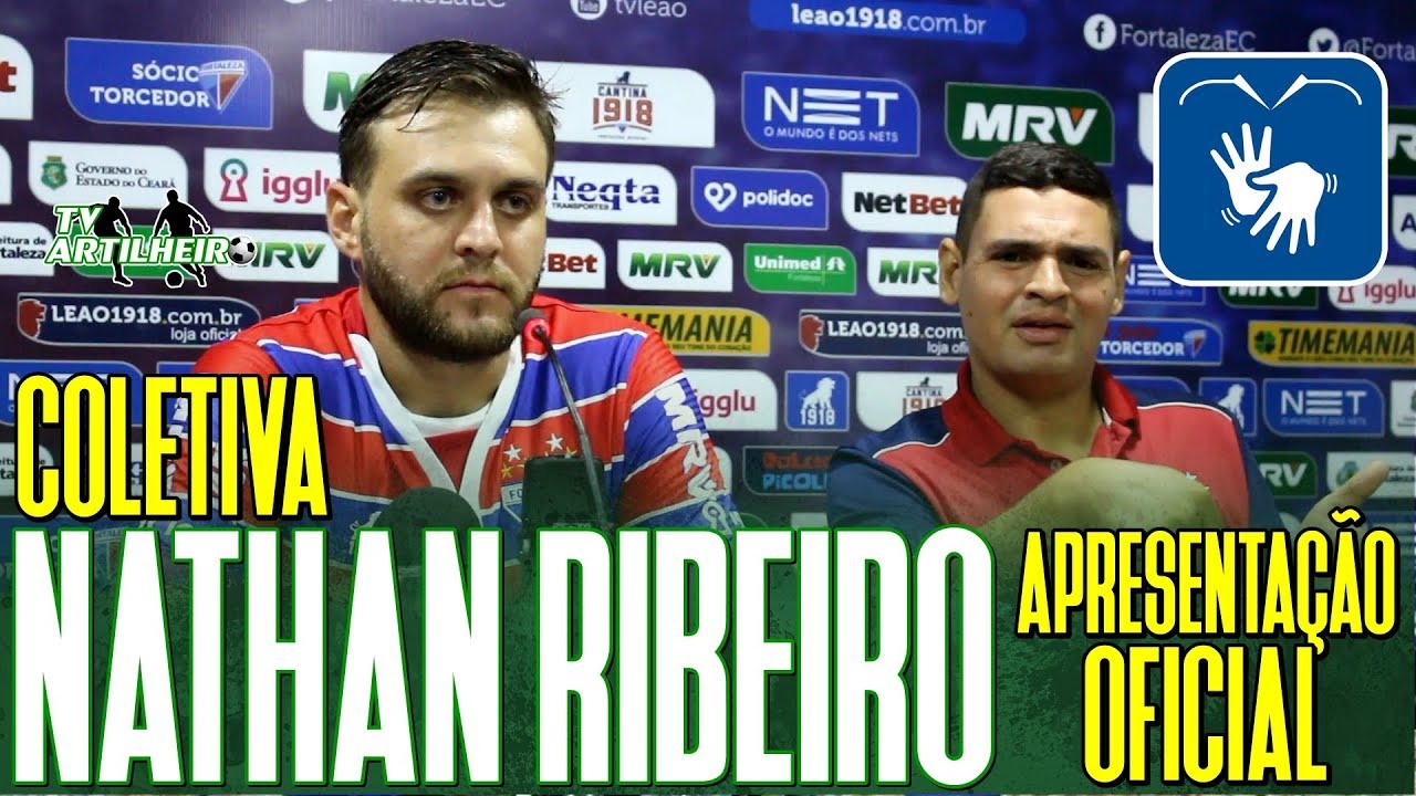 [Cearense A '19] Coletiva Nathan Ribeiro | Apresentação Oficial | TV ...