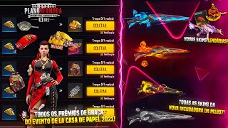 INCUBADORA DA M1887 COMPLETA, TUDO DE GRAÇA DO EVENTO DE LA CASA DE PAPEL 2021, NOVAS SKINS E MAIS!!