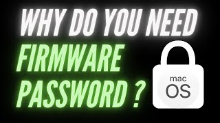 How to set a firmware password on macOS