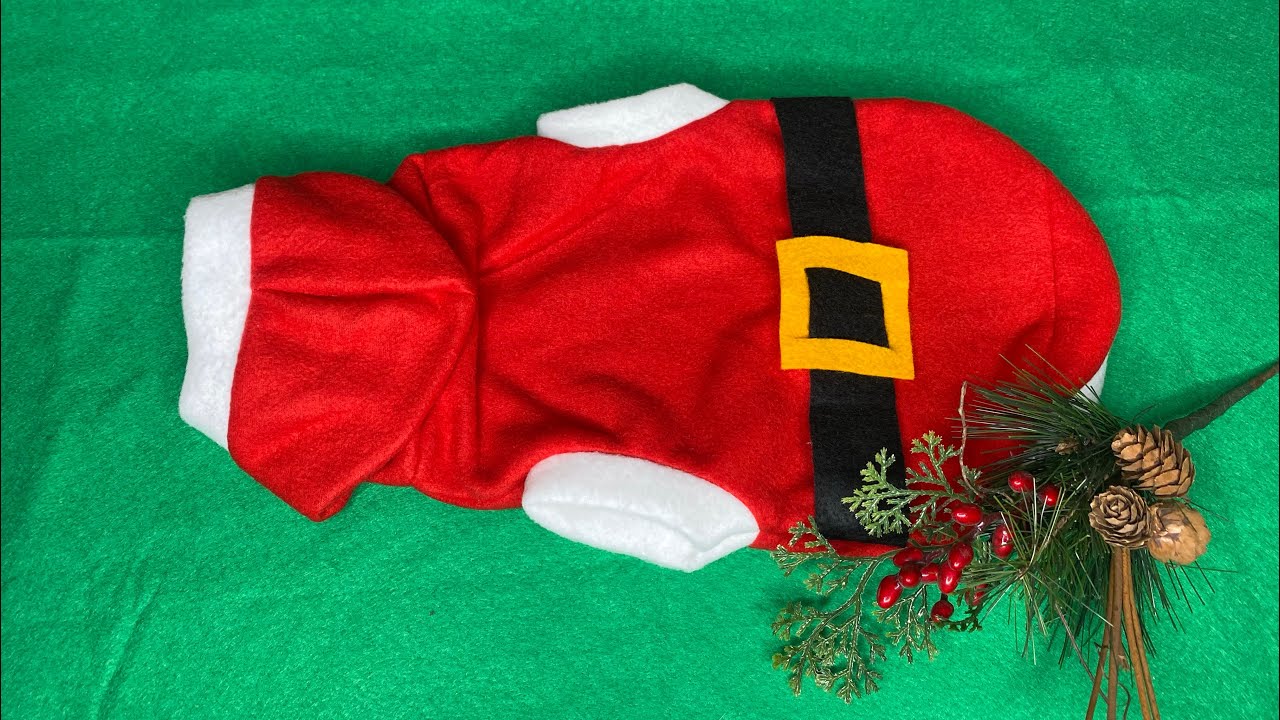 DIY How to Make a Christmas Sweater for Your Dog 🧑‍🎄🐶 - YouTube