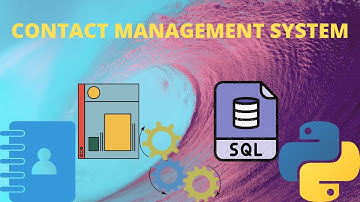 how to make a Contact Management System with Python [sqlite3 and tkinter]