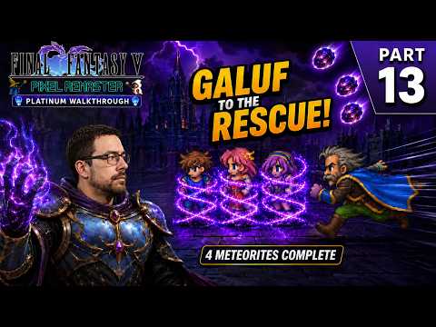 Final Fantasy 5 Platinum Trophy Guide Part 13 - 4 Meteorites & Galuf’s World