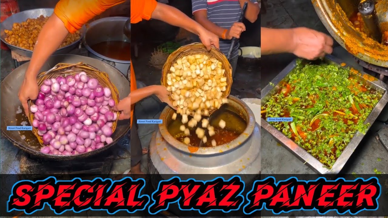Rajasthani Special Aloo🥔 Pyaz🧅Paneer🧈 Making in Jaipur | Street Food Karigari | Indian Street Food