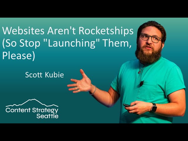 Websites Aren't Rocketships (So Stop "Launching" Them, Please) - Scott Kubie