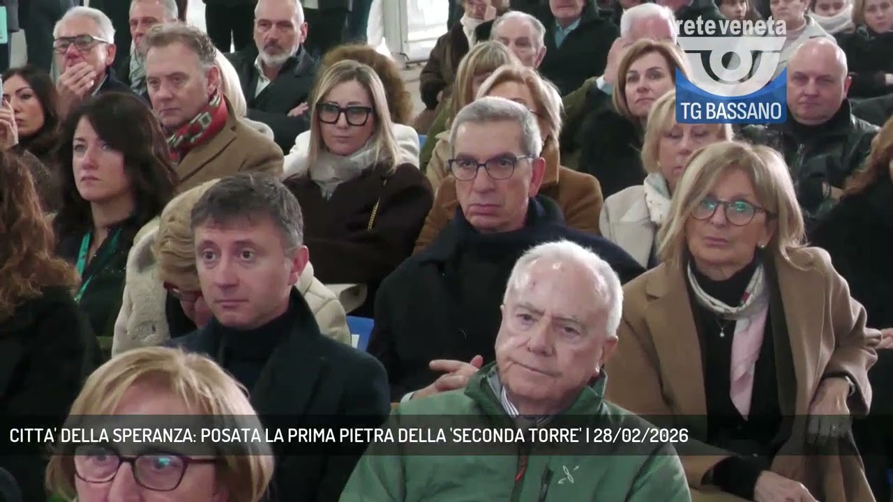 CITTA' DELLA SPERANZA: POSATA LA PRIMA PIETRA DELLA 'SECONDA TORRE' | 28/02/2026