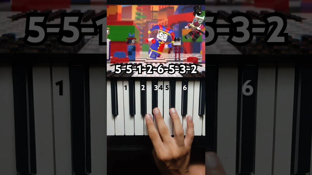 Wacky World The Amazing Digital Circus (Piano Tutorial) 