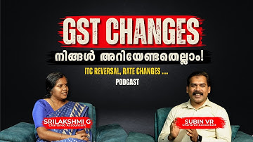 GST Rate Change from Sept 22| All You Want to Know |CA Subin VR