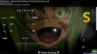 osu!mania | Paranoid - Diabarha [1.2x]  | 97.07