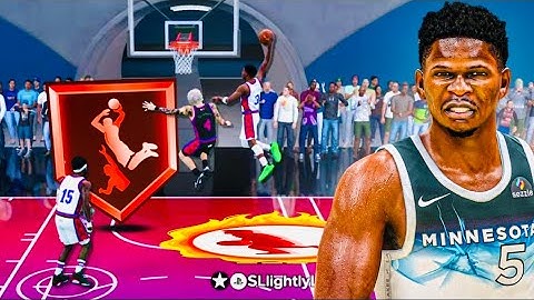 This PLAYOFF ANTHONY EDWARDS BUILD W/Legend POSTERIZER + BLUR TAKEOVER is UNSTOPPABLE ON NBA 2K25