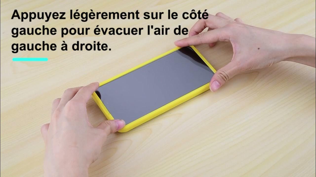 Vidéo d'installation du protecteur d'écran pour iPhone 15 Plus 