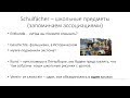 школьные предметы-учить ассоциациями - Schulfächer