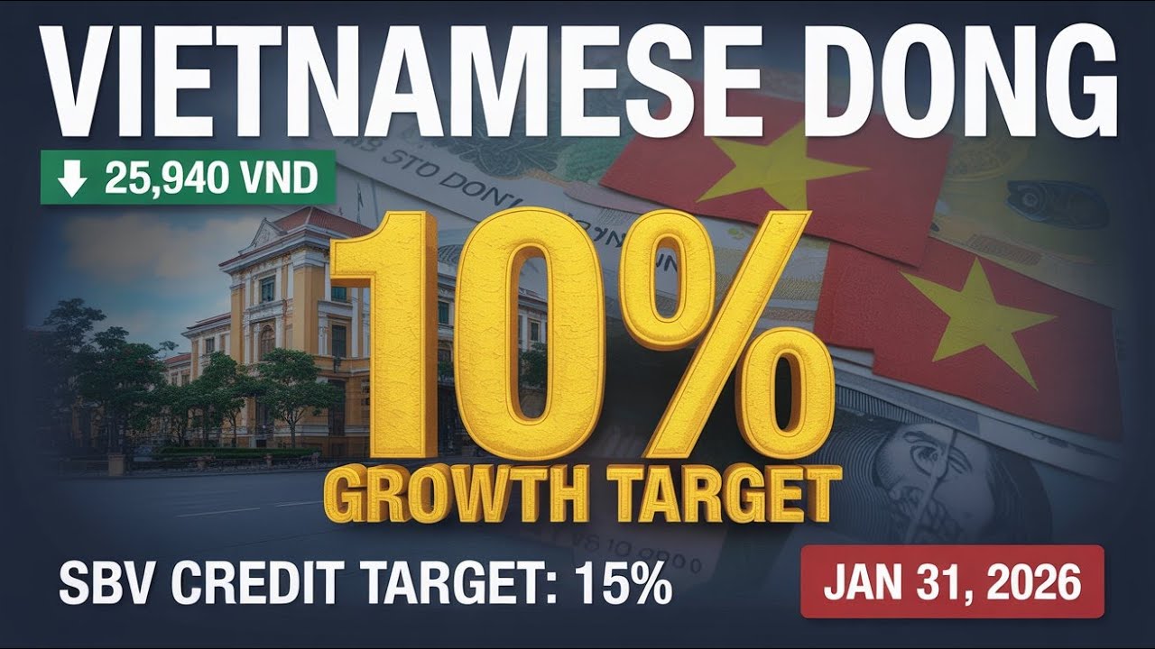 Vietnamese Dong News: SBV 25,940 Rate | 10% GDP Target | Jan 31, 2026