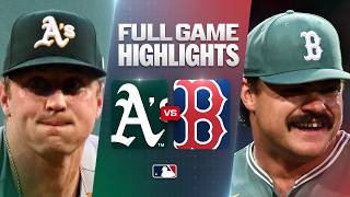 ATHLETICS vs. RED SOX: Official Full Game Highlights (August 7) | 2026 MLB Season