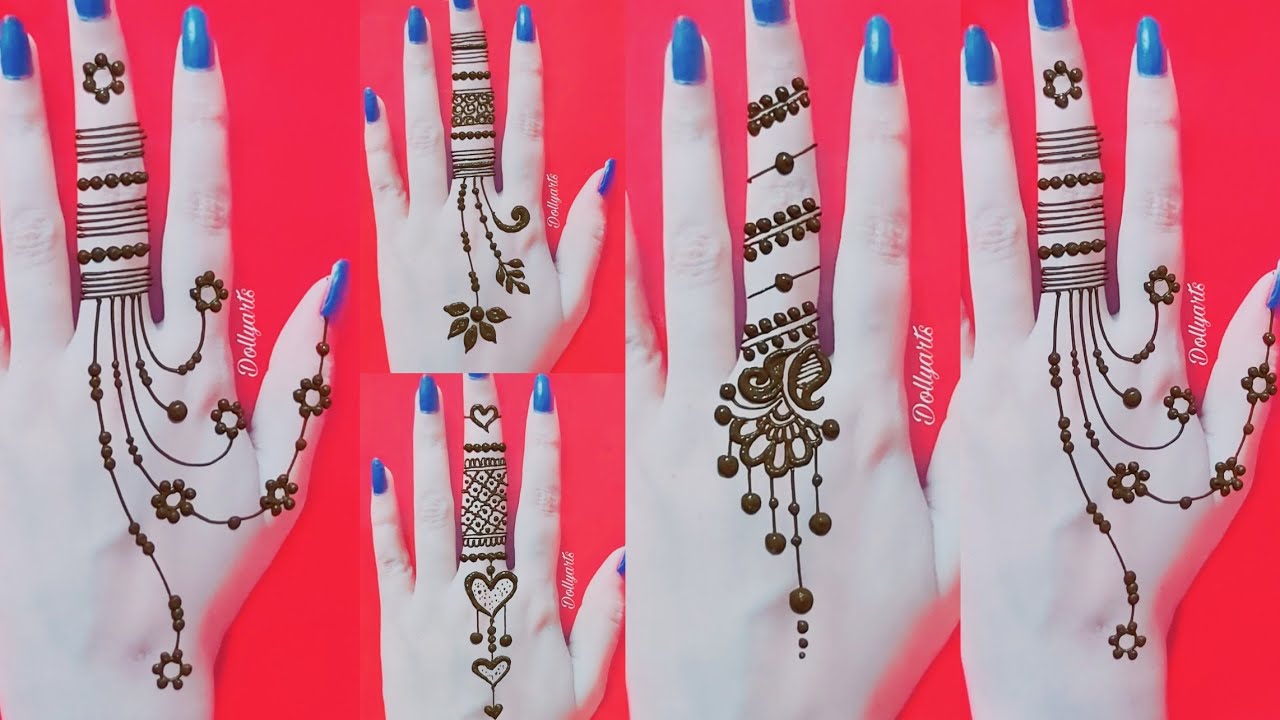 Finger 🔥Jewellery Tattoo Mehndi Designs || Tattoo Designs || 2020 ...
