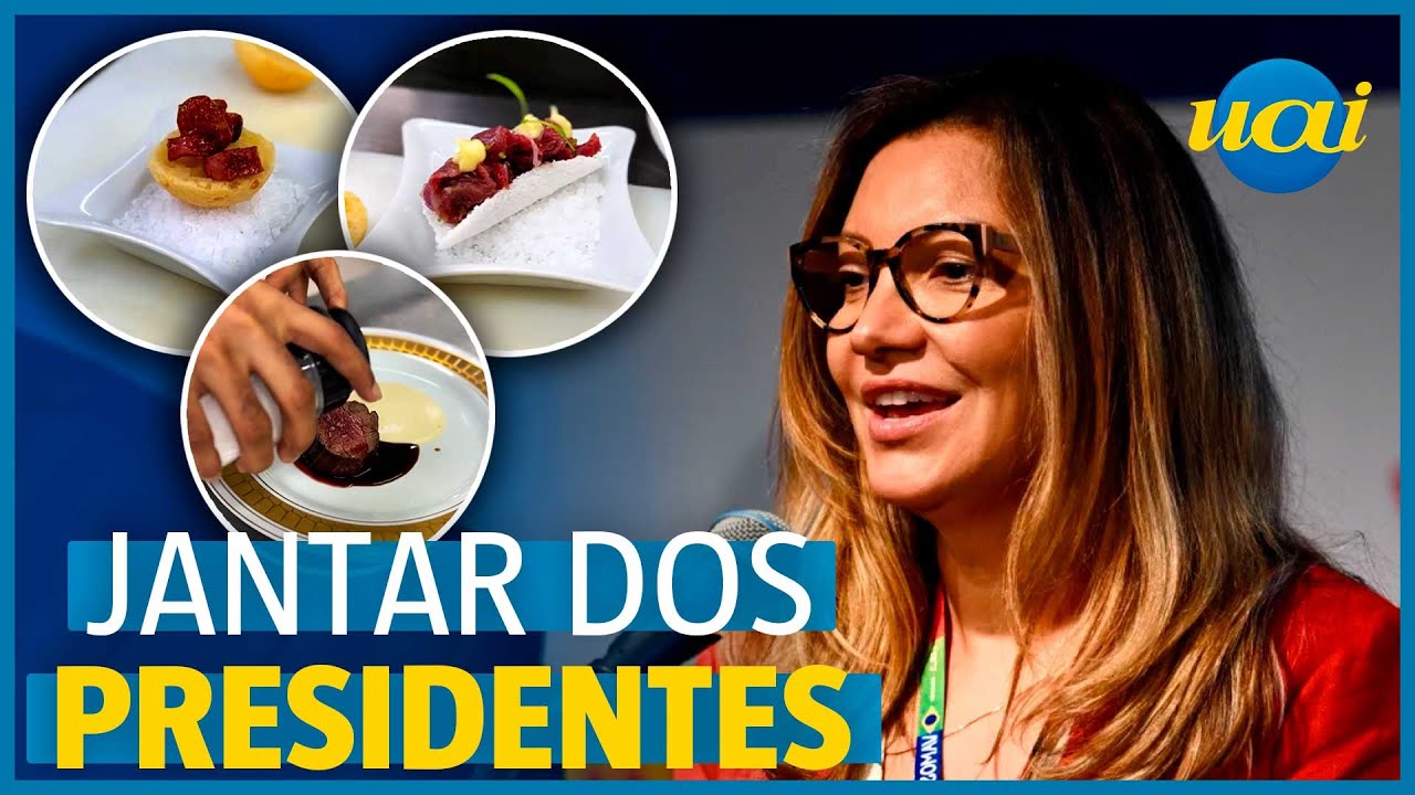 Janja mostra cardápio do encontro dos presidentes sul-americanos 