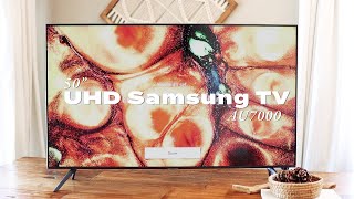 4K 50" UHD Samsung TV Unboxing | AU700