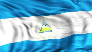 Nicaragua Flag Animation | 4k | Flags of the World