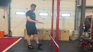 Iso Below Knee Clean Pull Exercise Demo