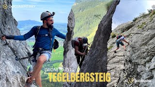 Tegelbergsteig Via Ferrata 🇩🇪 | Drone 4K POV Adventure #Tegelbergsteig #AlpsAdventure #GermanyTravel