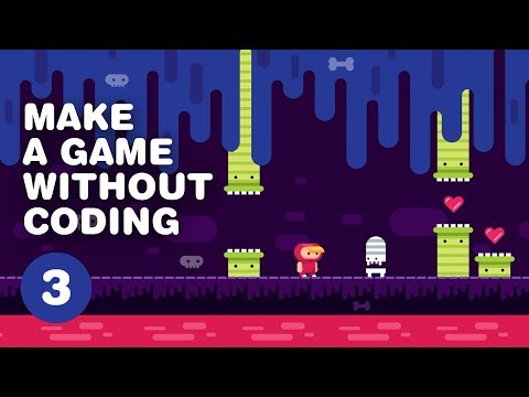 How to MAKE A VIDEO GAME without coding - 2D Platformer - Construct 3 Tutorial For Beginners PART 3