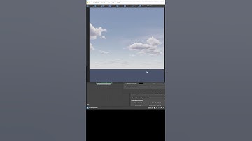 Creating Clouds in Corona Renderer: Quick Guide  #modelingtips #3dsmax #shorts