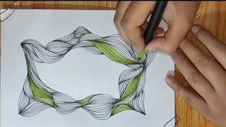 Pattern 236|How to draw pattern|Zentangle pattern|doodle pattern|zentangle|abstract art|forbeginners
