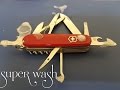 how to clean swiss army knife!