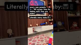 No screen time | Newborn| Baby girl| Smart baby #shorts #cutebaby #pregnancy #postpartum #screentime
