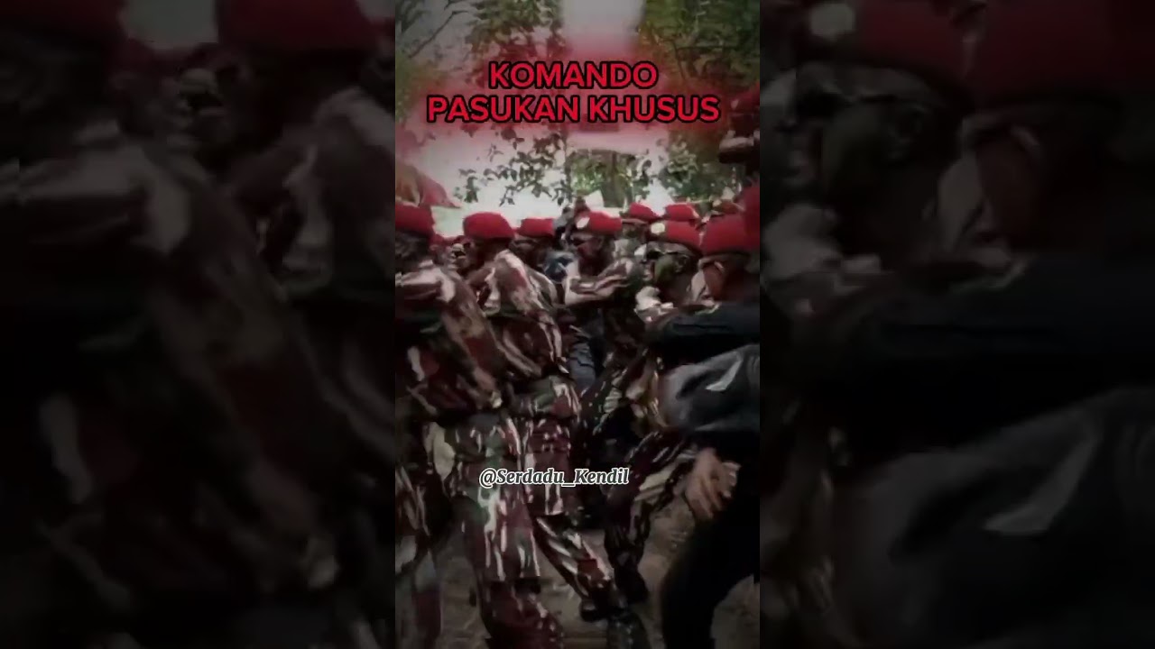 Berani, Benar, Berhasil adalah semboyan dari Kopasus🇮🇩💪 