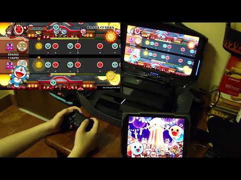 【中国人】PS4太鼓の達人　夢をかなえてドラえもん  　フルコンボ(手元・画面にキャプチャ)