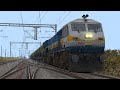 heavy rain || petrol tanker train full speed || train simulator 2023
