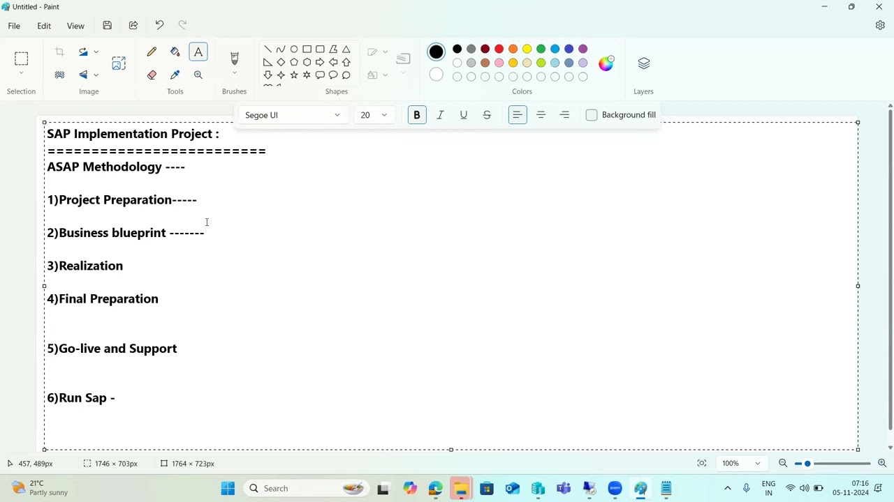 SAP BASIS - SAP Implementation project (ASAP)