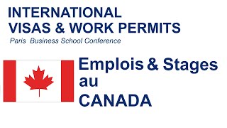 Emplois Et Stages Au Canada Visas Permis De Travail Youtube Emplois Et Stages Au Canada Visas Permis De Travail Youtube