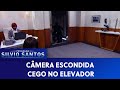 Cego no Elevador - Blind in the Elevator Prank | Câmeras Escondidas (04/04/21)