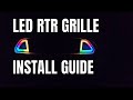 How to Install RGBW LED RTR Style Grille from Striker Lighting on your 2015-2017 Ford Mustang