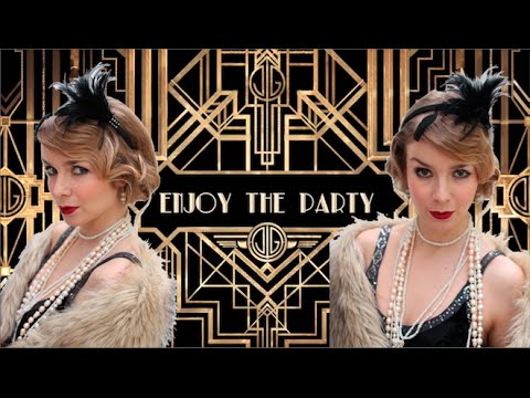 Great Gatsby Hair & Makeup Tutorial / Anos 20 - Série Carnaval | Alice - Golden Locks - Youtube