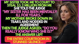 At Court, My Sister Tried to Steal $3.2 Million—One Question Changed Everything..