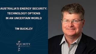 Australia’s energy security: Technology options in an uncertain world