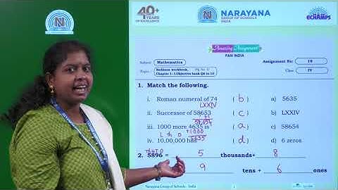 30TH JUL PAN INDIA CLASS IV MATHS ASSIGNMENT 16 KEY