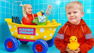 oliver starts kids cleaning company