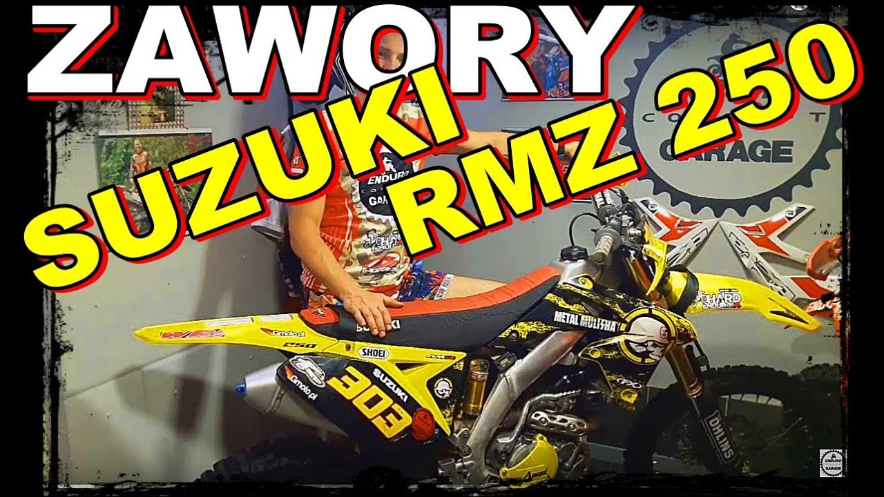 Jak wyregulować zawory w Suzuki RMZ 250 VALVE ADJUSTMENT YouTube