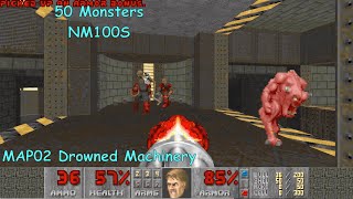 50 Monsters MAP02 Drowned Machinery NM Speed in 1:22