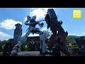 3D 180VR 4K Unbeatable Gundam Robot Fighters in Robot Theme Park