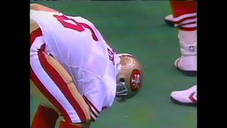 San Francisco 49ers vs New Orleans Saints (September 10,1990) "Mike Cofer Beats Saints In Superdome" 1990 Week 1 San Francisco At New Orleans