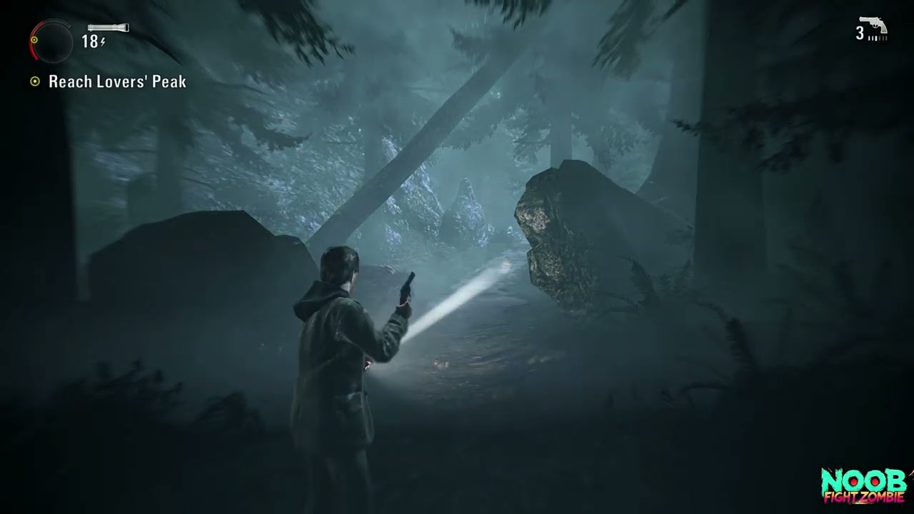 Alan Wake how to pass Lover's Peak? with low ammo