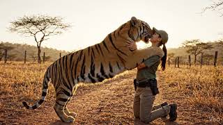 An Unbreakable Bond Between a Human and a Tiger 🐅❤️