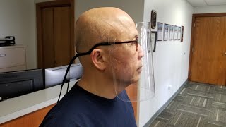 Full Face Shield (Spectacle Mounted) - How to Remove