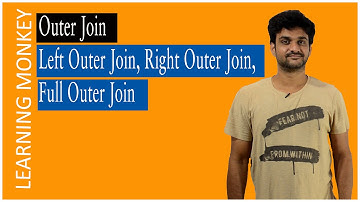 Outer join Left outer join Right outer join Full outer join || Lesson 51 | DBMS | Learning Monkey