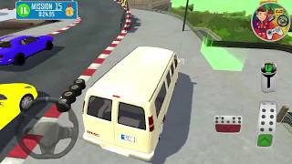 DİREKSİYONLU BEYAZ MİNİBÜS PARK ETME OYUNU | DİREKSİYONLU ARABA PARK ETME OYUNU | MOBİL OYUNLAR screenshot 2