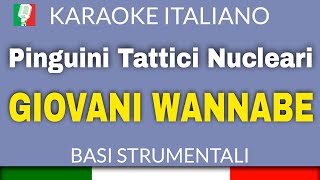 Video thumbnail of "Pinguini Tattici Nucleari - Giovani Wannabe Karaoke strumentale🎤"